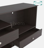 SIVOM TIPPLER Multipurpose TV Unit fits upto 43 inch with Storage Engineered Wood TV Entertainment Unit for Modern Homes | Elegant Design & Premium Finish