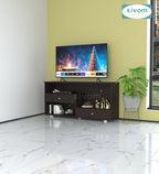 SIVOM TIPPLER Multipurpose TV Unit fits upto 43 inch with Storage Engineered Wood TV Entertainment Unit for Modern Homes | Elegant Design & Premium Finish