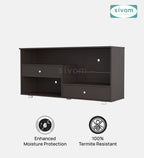 SIVOM TIPPLER Multipurpose TV Unit fits upto 43 inch with Storage Engineered Wood TV Entertainment Unit for Modern Homes | Elegant Design & Premium Finish