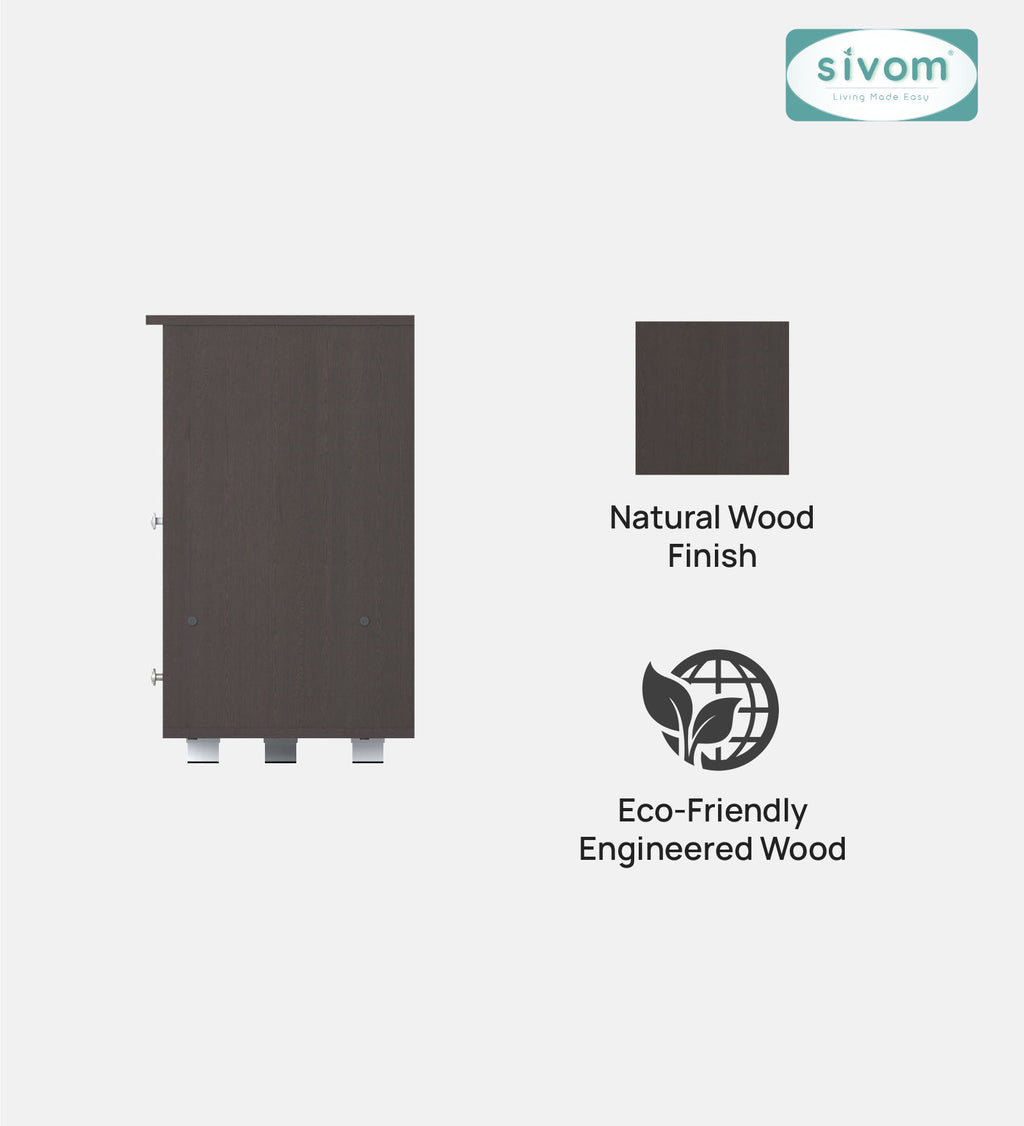 SIVOM TIPPLER Multipurpose TV Unit fits upto 43 inch with Storage Engineered Wood TV Entertainment Unit for Modern Homes | Elegant Design & Premium Finish