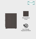 Sivom SIVOM Treasure Multipurpose Storage Unit/Chest of 6 Drawers Engineered Wood Free Standing Cabinet for Modern Homes | Elegant Design & Premium Finish