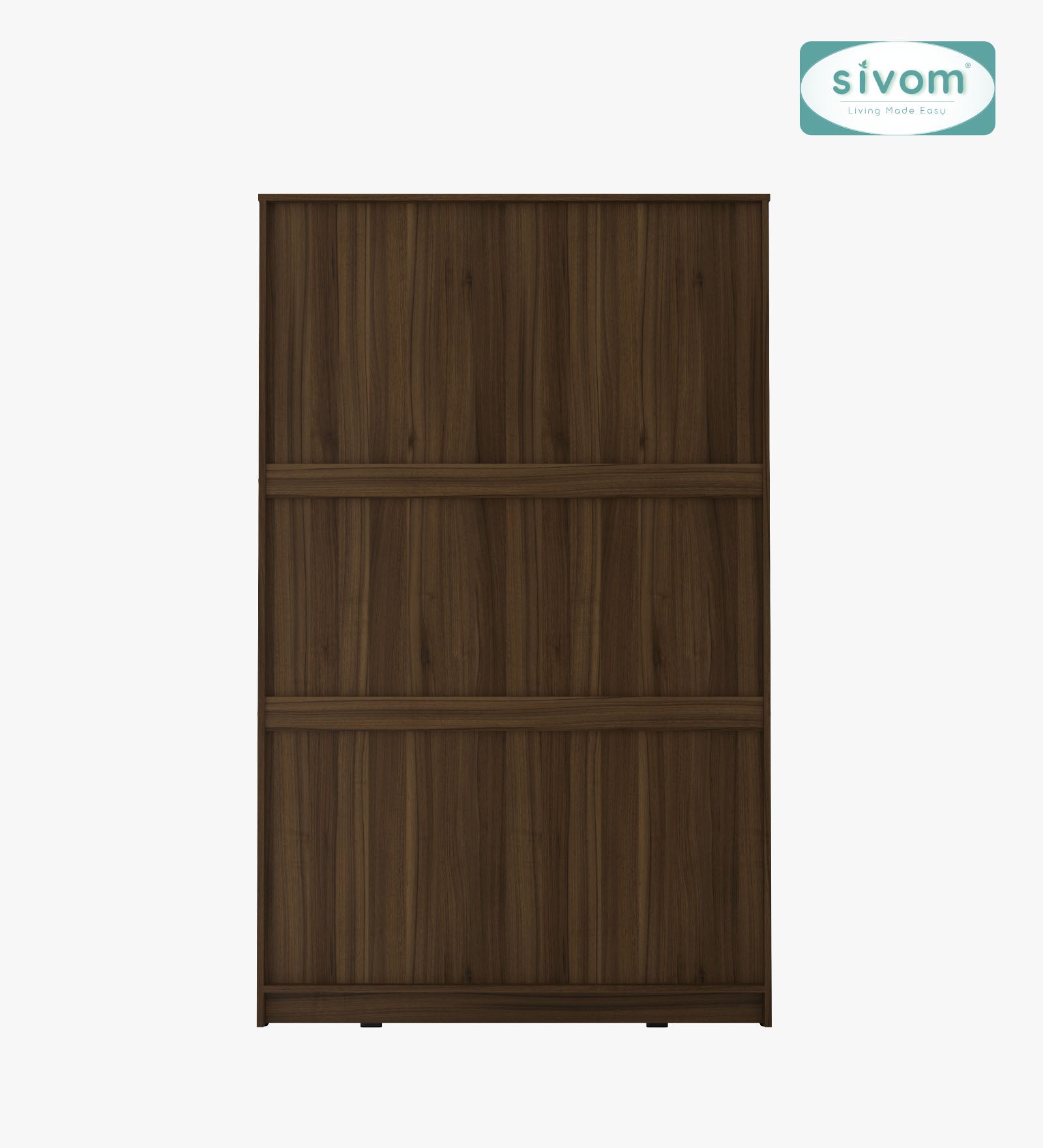 Sivom SIVOM Ultra Multipurpose 3 Door Wardrobe / Spacious Shelves with Hanging Rail Engineered Wood 3 Door Wardrobe for Modern Homes | Elegant Design & Premium Finish