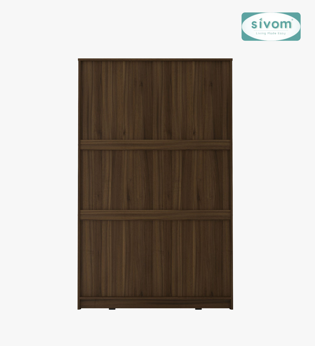 Sivom furniture SIVOM Ultra Multipurpose 3 Door Wardrobe With Mirror/ Spacious Shelves with Hanging Rail Engineered Wood 3 Door Wardrobe for Modern Homes | Elegant Design & Premium Finish