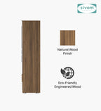 Sivom SIVOM Ultra Multipurpose 4 Door Wardrobe Closet With Mirror Engineered Wood 4 Door Wardrobe With Mirror for Modern Homes | Elegant Design & Premium Finish