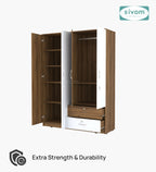 Sivom SIVOM Ultra Multipurpose 4 Door Closet Engineered Wood 4 Door Wardrobe for Modern Homes | Elegant Design & Premium Finish