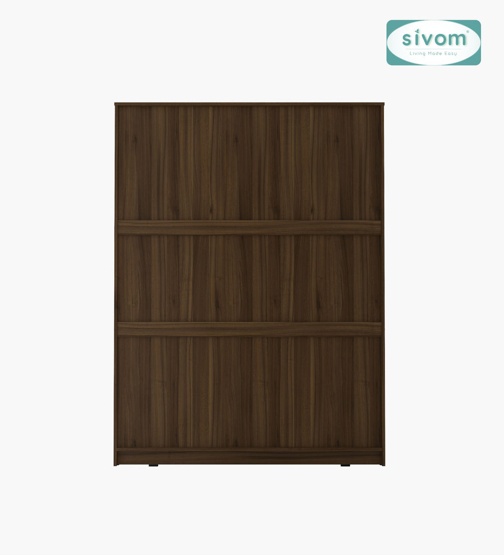 Sivom SIVOM Ultra Multipurpose 4 Door Closet Engineered Wood 4 Door Wardrobe for Modern Homes | Elegant Design & Premium Finish