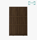 SIVOM Ultra Multipurpose 3 Door Wardrobe / Spacious Shelves with Hanging Rail Engineered Wood 3 Door Wardrobe for Modern Homes | Elegant Design & Premium Finish