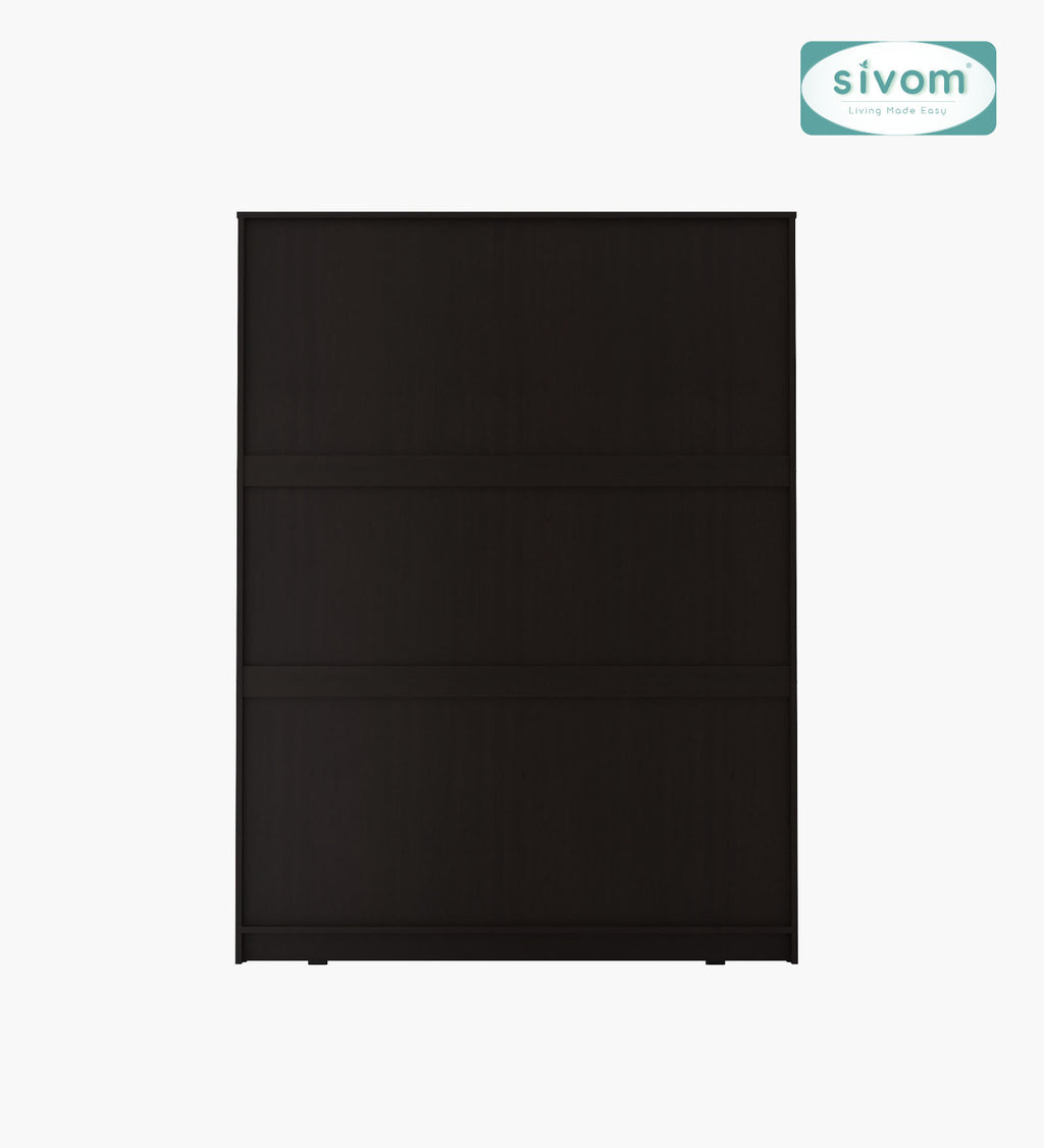Sivom SIVOM Ultra Multipurpose 4 Door Closet Engineered Wood 4 Door Wardrobe for Modern Homes | Elegant Design & Premium Finish