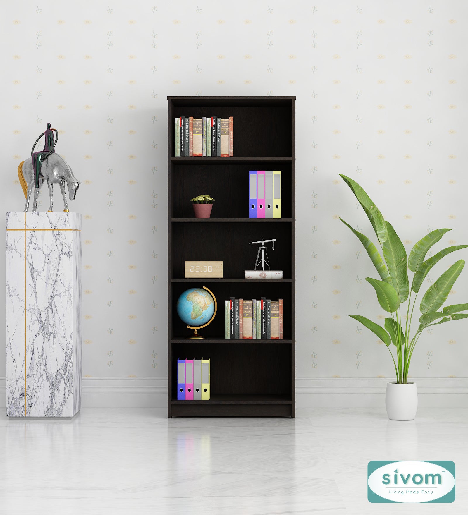 Sivom SIVOM Valora Multipurpose Study/Home/Office Table Engineered Wood Study Table for Modern Homes | Elegant Design & Premium Finish