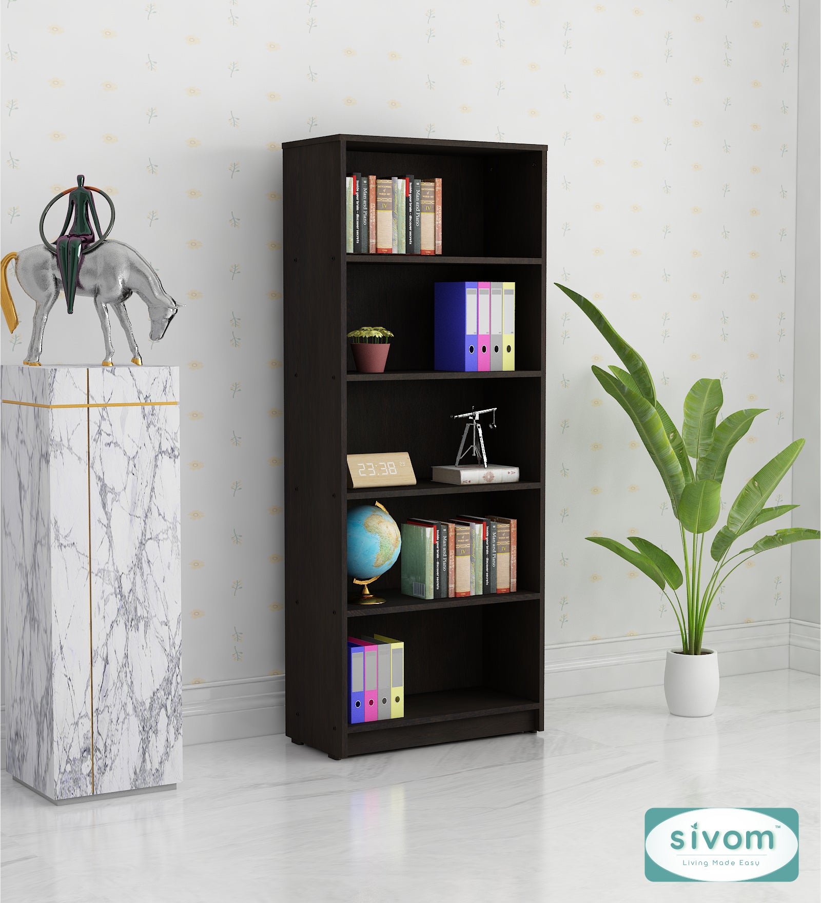 Sivom SIVOM Valora Multipurpose Study/Home/Office Table Engineered Wood Study Table for Modern Homes | Elegant Design & Premium Finish