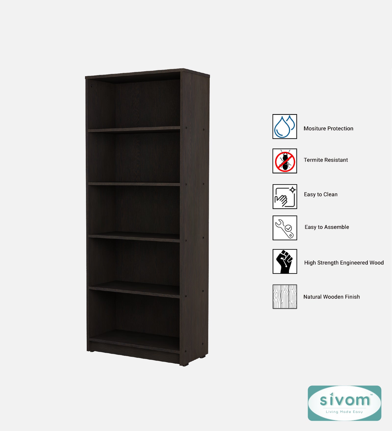 Sivom SIVOM Valora Multipurpose Study/Home/Office Table Engineered Wood Study Table for Modern Homes | Elegant Design & Premium Finish