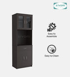 SIVOM Vega Crockery Engineered Wood Unit for Modern Homes | Elegant Design & Premium Finish