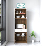SIVOM Vega Crockery Engineered Wood Unit for Modern Homes | Elegant Design & Premium Finish