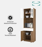 SIVOM Vega Crockery Engineered Wood Unit for Modern Homes | Elegant Design & Premium Finish