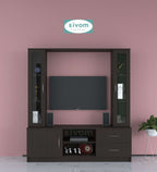 Sivom SIVOM Victoria Multipurpose TV Unit fits upto 43 inch with Storage Engineered Wood TV Entertainment Unit for Modern Homes | Elegant Design & Premium Finish
