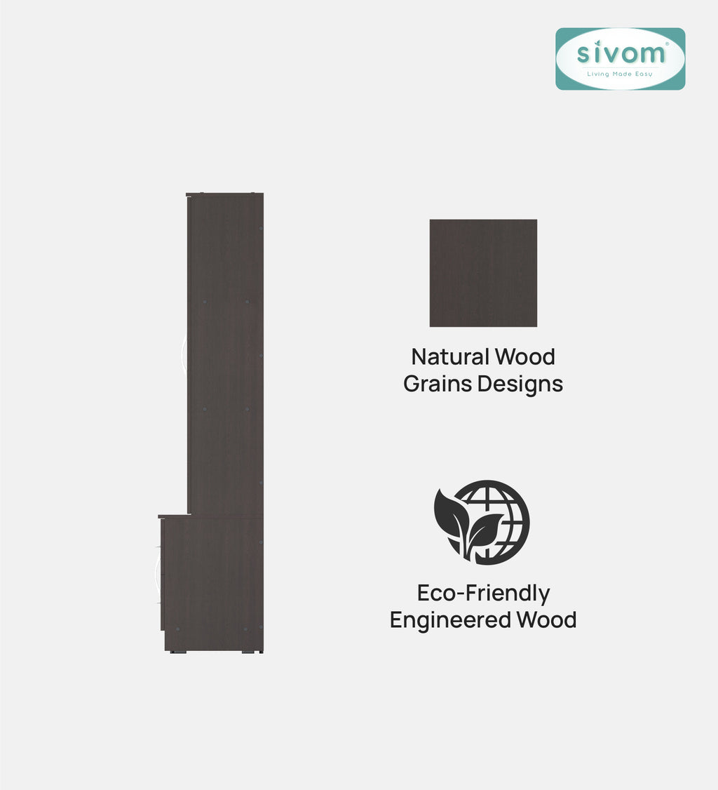 Sivom SIVOM Victoria Multipurpose TV Unit fits upto 43 inch with Storage Engineered Wood TV Entertainment Unit for Modern Homes | Elegant Design & Premium Finish