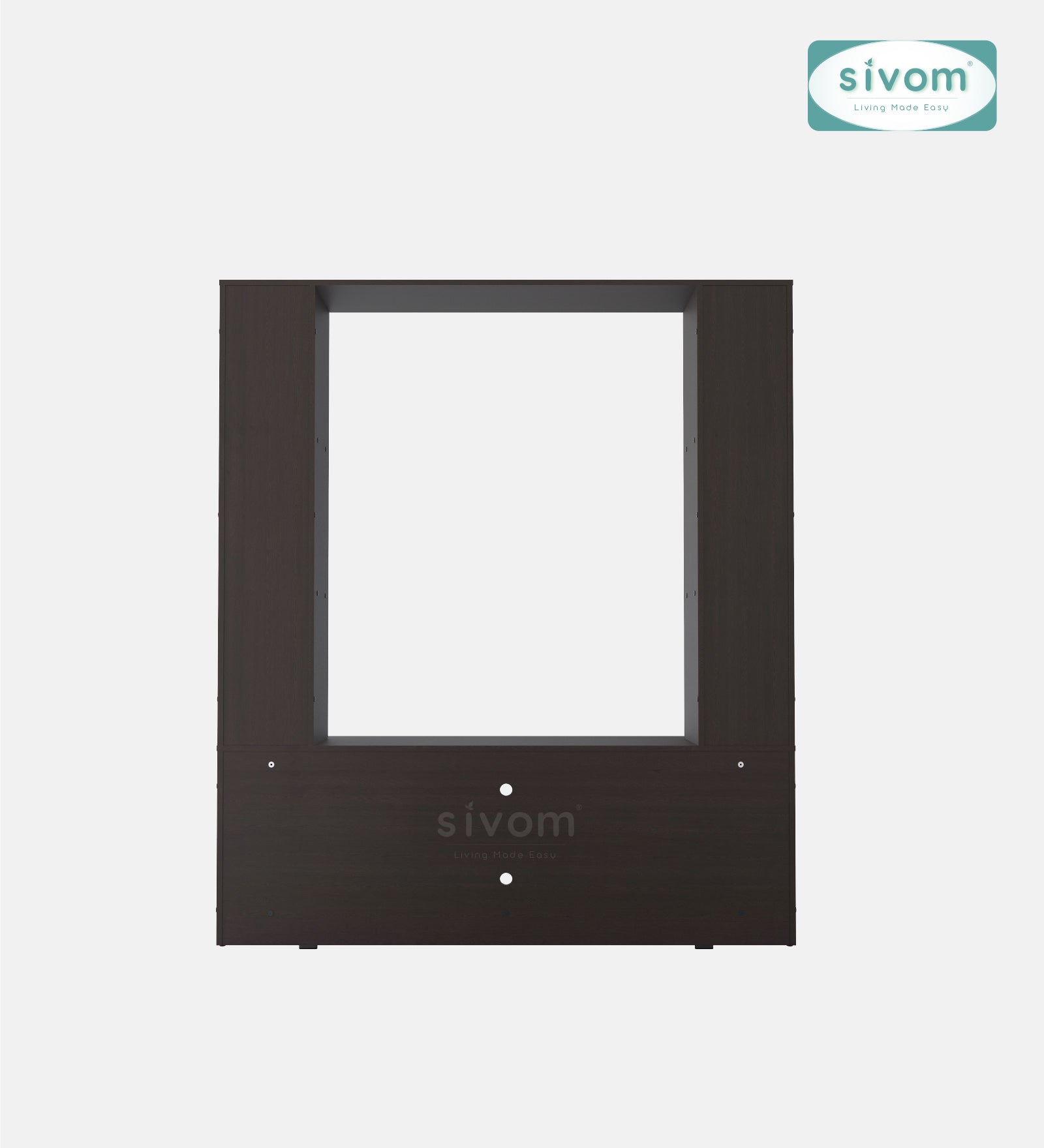 Sivom SIVOM Victoria Multipurpose TV Unit fits upto 43 inch with Storage Engineered Wood TV Entertainment Unit for Modern Homes | Elegant Design & Premium Finish