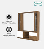 Sivom SIVOM Victoria Multipurpose TV Unit fits upto 43 inch with Storage Engineered Wood TV Entertainment Unit for Modern Homes | Elegant Design & Premium Finish