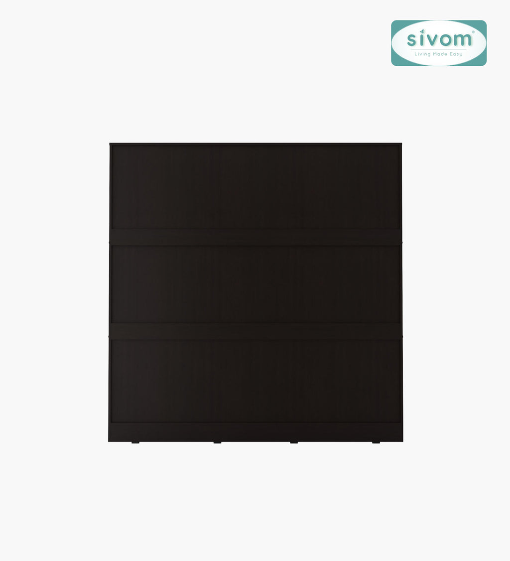 Sivom furniture SIVOM Alloy Multipurpose 6 Door Closet Engineered Wood 6 Door Wardrobe for Modern Homes | Elegant Design & Premium Finish