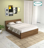 Sivom furniture SIVOM Sleepy Bed with Storage Engineered Wood queen Bed Engineered Wood Queen Bed (Delivery Condition - Knock Down)