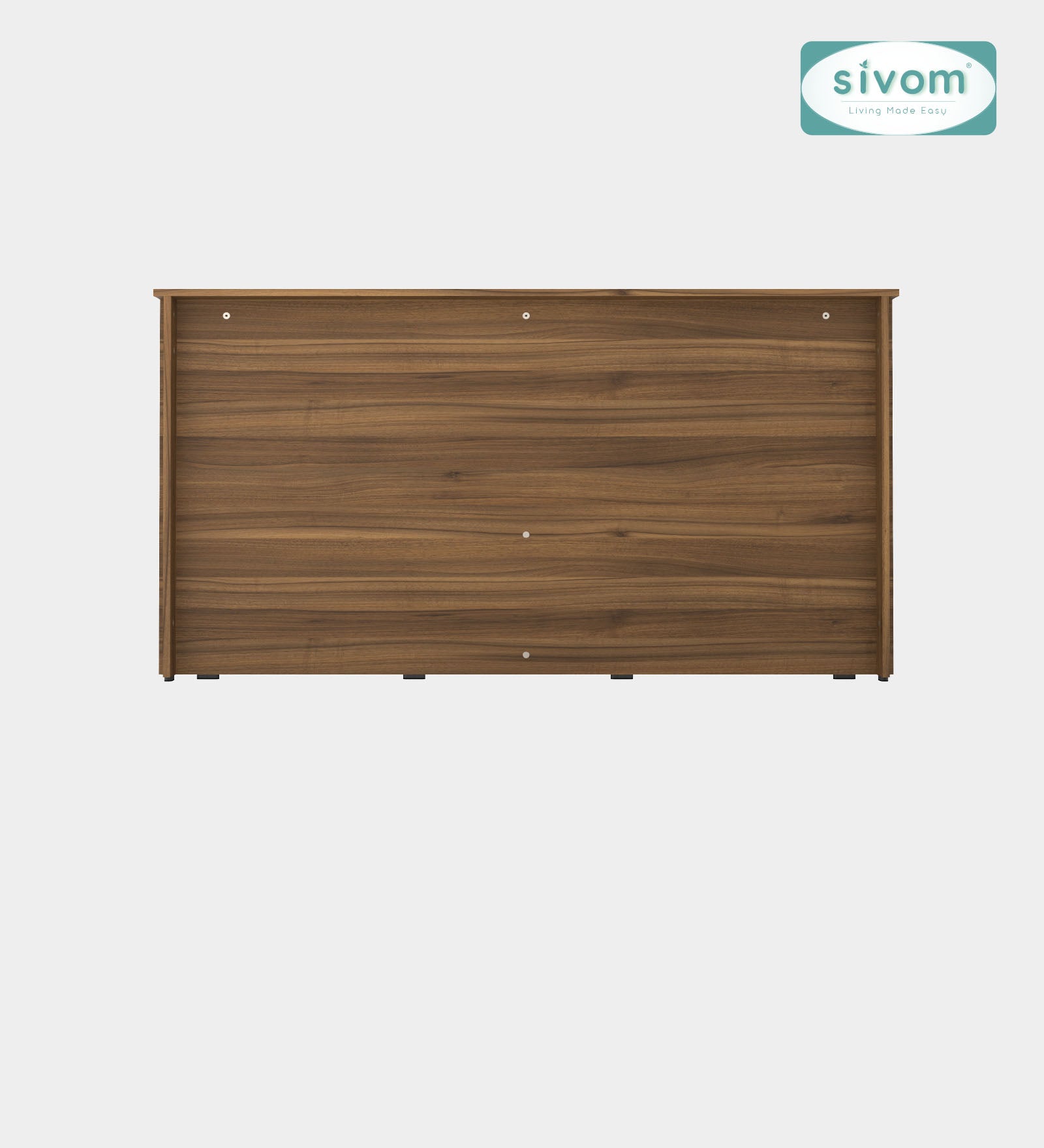 Sivom furniture SIVOM Sleepy Bed with Storage Engineered Wood queen Bed Engineered Wood Queen Bed (Delivery Condition - Knock Down)