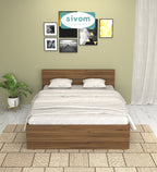 Sivom SIVOM Sleepy Bed without Storage Engineered Wood Queen Bed Engineered Wood Queen Bed (Delivery Condition - Knock Down)