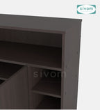 SIVOM Windsor Engineered Wood Shoe Rack (, 4 Shelves, Knock Down) for Modern Homes | Elegant Design & Premium Finish