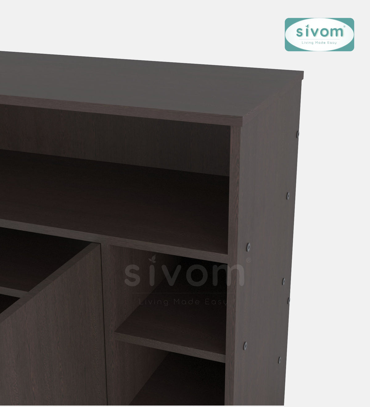 SIVOM Windsor Engineered Wood Shoe Rack (, 4 Shelves, Knock Down) for Modern Homes | Elegant Design & Premium Finish