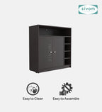 SIVOM Windsor Engineered Wood Shoe Rack (, 4 Shelves, Knock Down) for Modern Homes | Elegant Design & Premium Finish