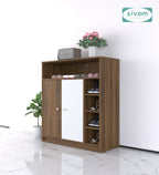 SIVOM Windsor Engineered Wood Shoe Rack (, 4 Shelves, Knock Down) for Modern Homes | Elegant Design & Premium Finish