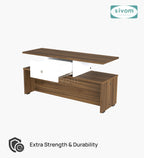 Sivom SIVOM Zenith Multipurpose Centre Table / Engineered Wood Coffee Table for Modern Homes | Elegant Design & Premium Finish