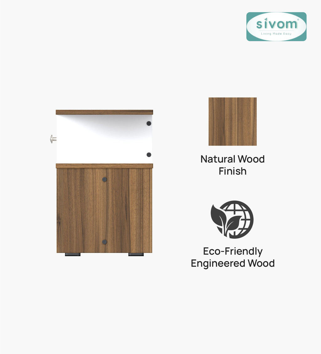 Sivom SIVOM Zenith Multipurpose Centre Table / Engineered Wood Coffee Table for Modern Homes | Elegant Design & Premium Finish