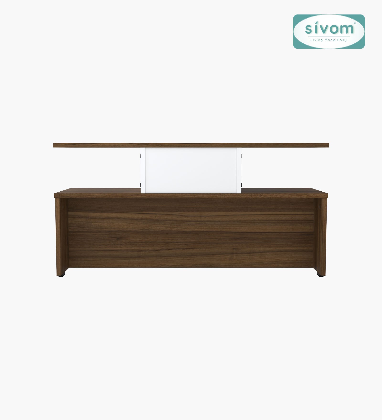 Sivom SIVOM Zenith Multipurpose Centre Table / Engineered Wood Coffee Table for Modern Homes | Elegant Design & Premium Finish