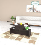 Sivom SIVOM Zenith Multipurpose Centre Table / Engineered Wood Coffee Table for Modern Homes | Elegant Design & Premium Finish