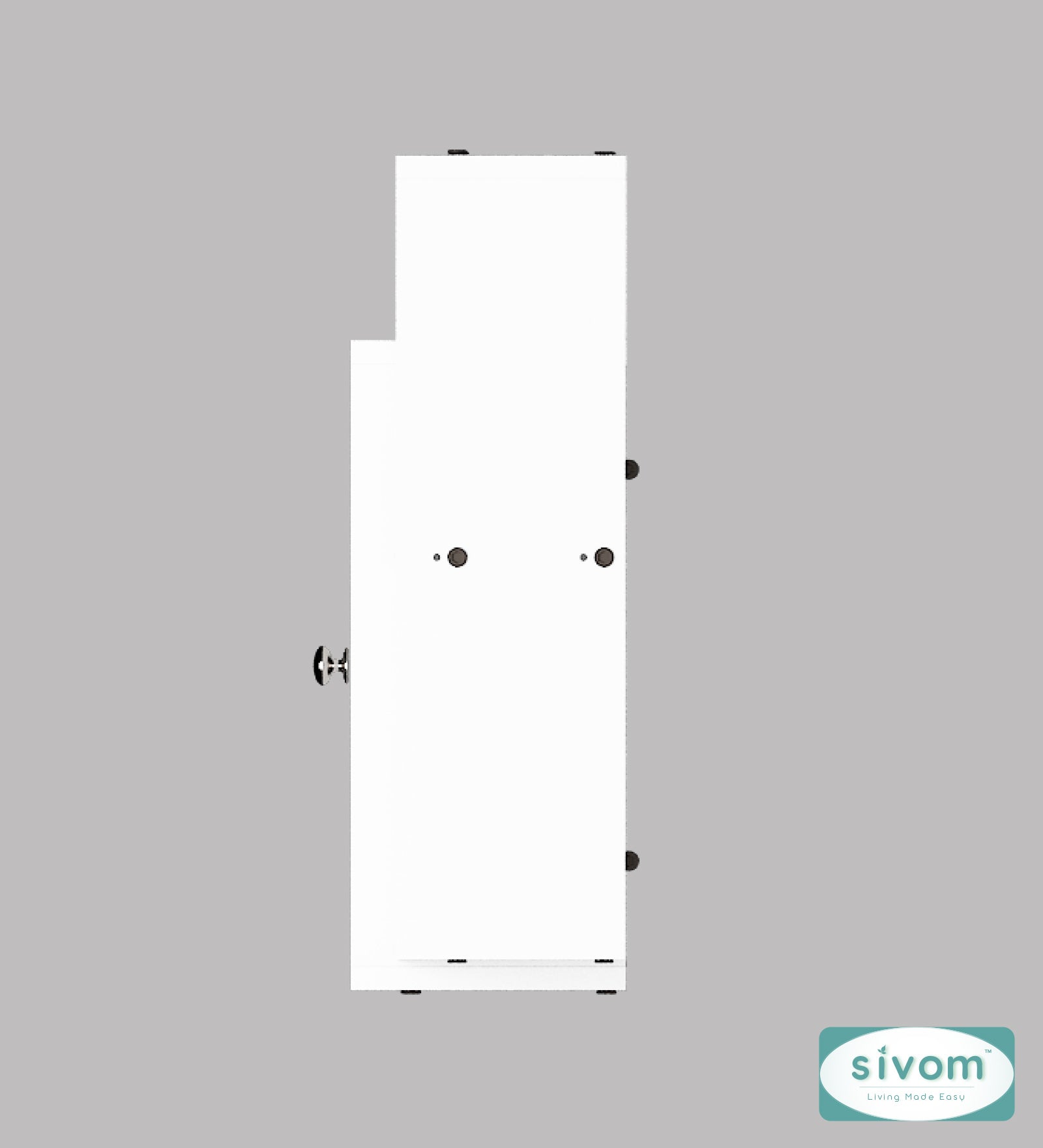 Sivom SIVOM WYDE Multipurpose Modular Wall Racks/Shelves/Organiser/Décor Particle Board Wall Shelf (Number of Shelves - 4, ) for Modern Homes | Elegant Design & Premium Finish