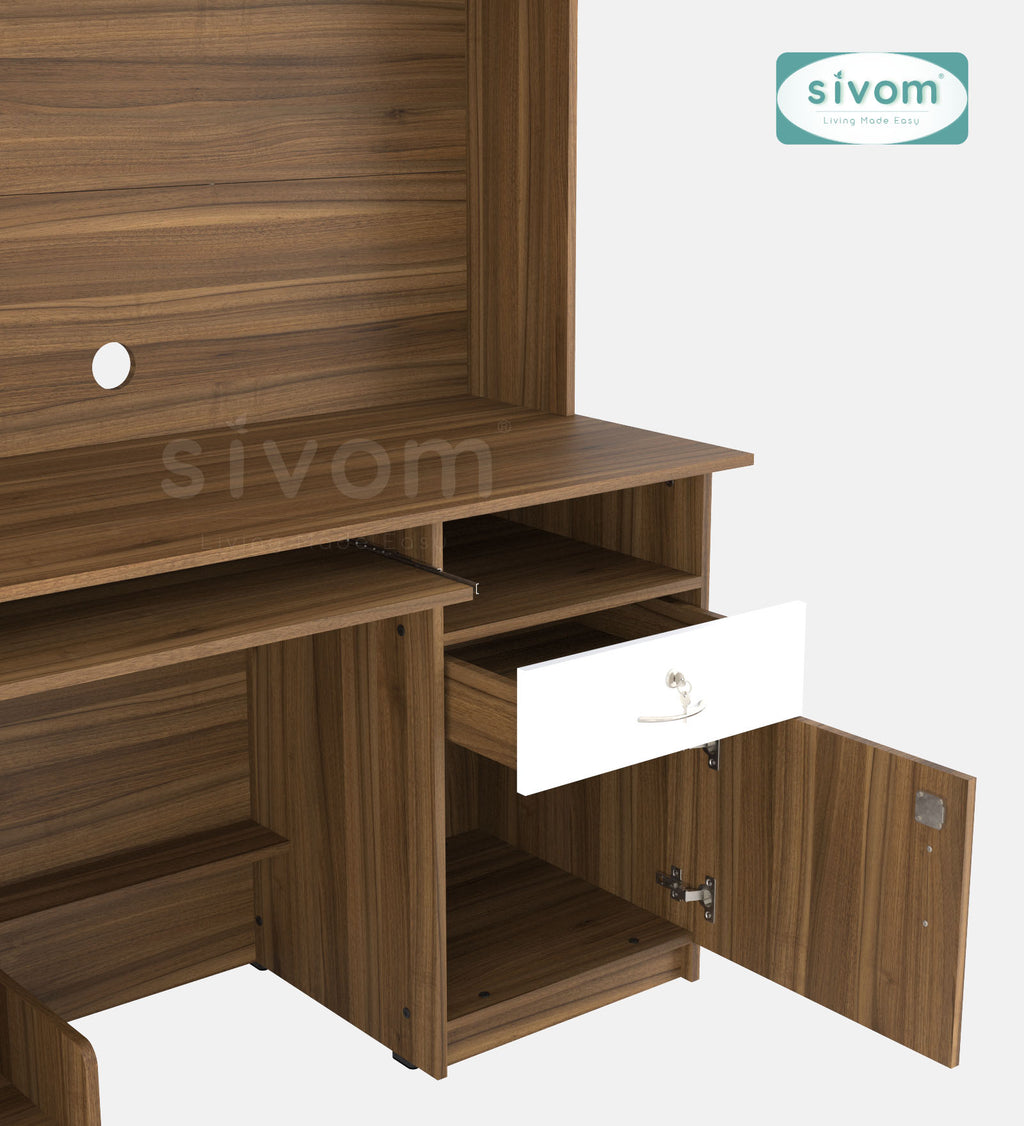Sivom SIVOM XYLO Multipurpose Study/Home/Office Table Engineered Wood Study Table for Modern Homes | Elegant Design & Premium Finish (Copy) (Copy) (Copy)