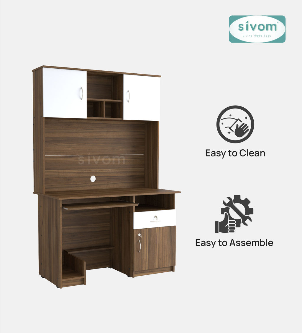 Sivom SIVOM XYLO Multipurpose Study/Home/Office Table Engineered Wood Study Table for Modern Homes | Elegant Design & Premium Finish (Copy) (Copy) (Copy)
