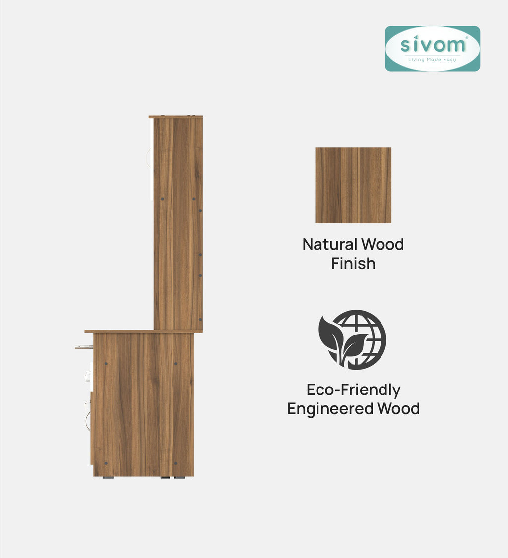 Sivom SIVOM XYLO Multipurpose Study/Home/Office Table Engineered Wood Study Table for Modern Homes | Elegant Design & Premium Finish (Copy) (Copy) (Copy)