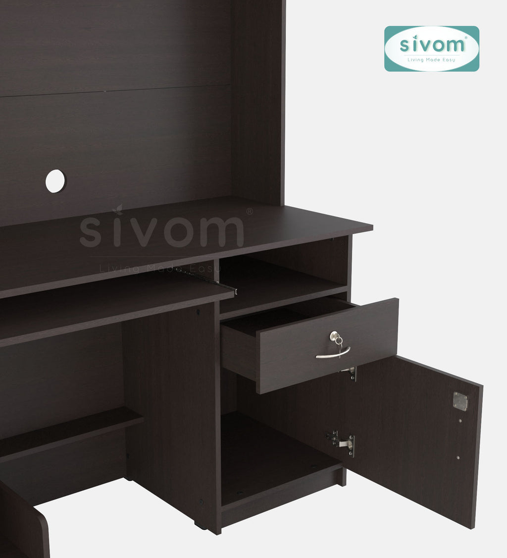 Sivom SIVOM XYLO Multipurpose Study/Home/Office Table Engineered Wood Study Table for Modern Homes | Elegant Design & Premium Finish (Copy) (Copy) (Copy)