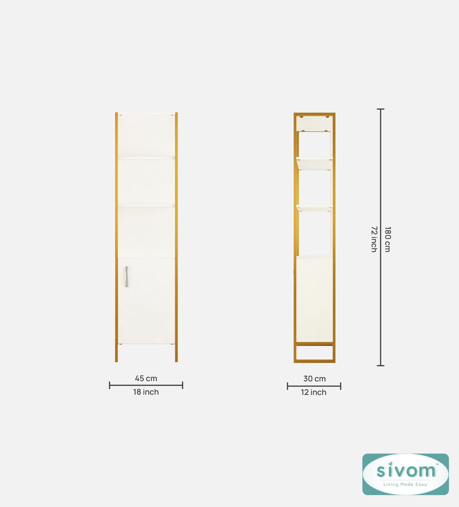 Sivom Sivom Yoder Display Unit for Modern Homes | Elegant Design & Premium Finish