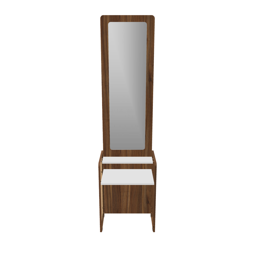 SIVOM Edwin Dressing Table with Stool Engineered Wood Dressing Table  for Modern Homes | Elegant Design & Premium Finish