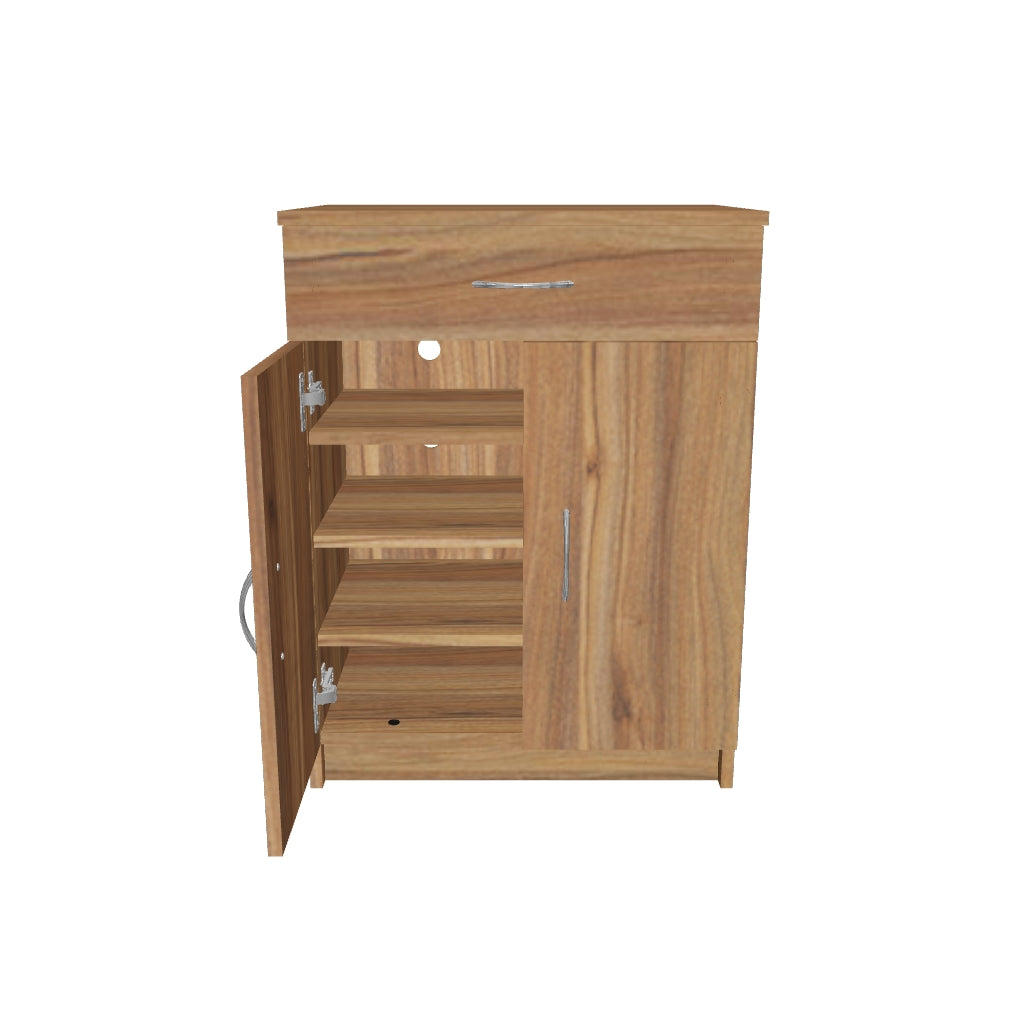 SIVOM Hexon Engineered Wood Shoe Rack (, 4 Shelves, Knock Down) for Modern Homes | Elegant Design & Premium Finish