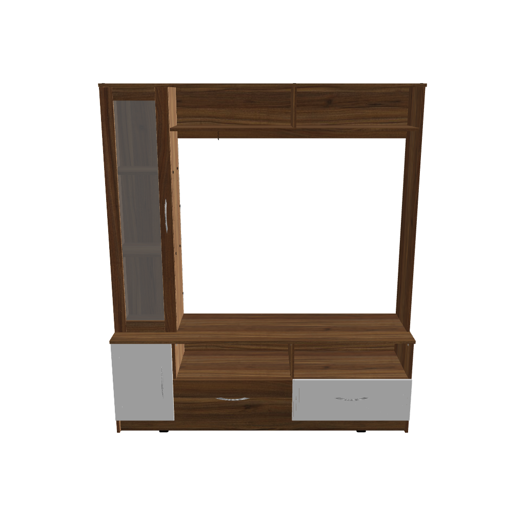 SIVOM Holland Multipurpose TV Unit fits upto 43 inch with Storage Engineered Wood TV Entertainment Unit for Modern Homes | Elegant Design & Premium Finish