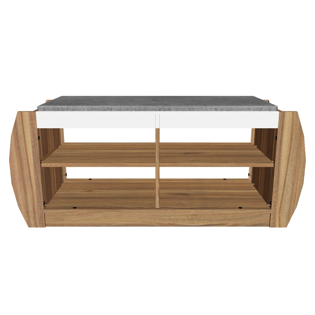 SIVOM Kate Engineered Wood Shoe Rack (, 4 Shelves, Knock Down) for Modern Homes | Elegant Design & Premium Finish