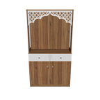 SIVOM Prime Home Temple/Pooja Unit/Home Mandir/ Engineered Wood Home Temple (Height: 148, Knock Down) for Modern Homes | Elegant Design & Premium Finish