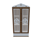 SIVOM Spree Home Temple/Pooja Unit/Home Mandir/ Engineered Wood Home Temple (Height: 167, Knock Down) for Modern Homes | Elegant Design & Premium Finish